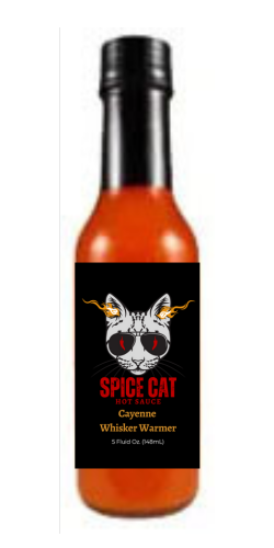 CAYENNE WHISKER WARMER -Spice Cat Hot Sauce